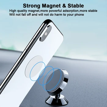 VOXLINK 360 Stupeň magnetický Univerzálny telefón držiak do auta pre iPhone x 9 8 Xiao Samsung Huawei všetky modely auta držiak