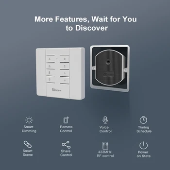 SONOFF Dimmer Prepínač DIY D1 Wifi Smart Svetlo Domov Bezdrôtové Diaľkové Ovládanie Spínač Časovač Modul Svetlo Nastavenie Google Alexa