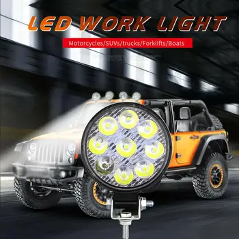 Pracovné LED Svetlo, Bar 27W 48W Auta, Svetlo, Svetlý Lúč Truck Traktor, Loď Prívesu 12v 24v Led Pre 4x4 ATV SUV Bodové LED Svetlo Jazdy