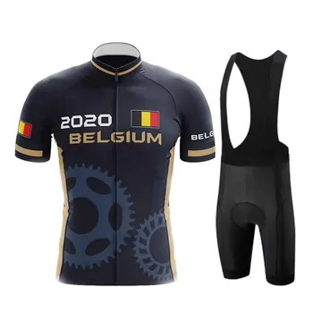 KR INEOS 2020 Belgicko pánske Cyklistické Dresy Nastaviť, Horské Priedušnosť A Rýchle Sušenie , Cyklistické Dresy, Ropa Ciclismo Hombre