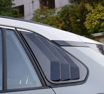 ABS Uhlíkových Vlákien Auto Okno Trojuholník Trim Styling Pre Toyota RAV4 RAV-4 XA50 2019 2020