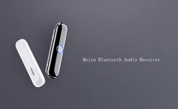 Nový, originálny meizu BAR01 Bluetooth 4.2 Audio Prijímač Bezdrôtový Adaptér 3,5 mm Audio Music Reproduktora Automobilovej Súpravy Originálne Slúchadlá