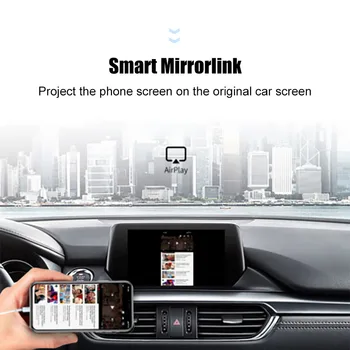 Bezdrôtové Android Auto Carplay Auto, TELEVÍZOR Pre Peugeot Pre Apple Auto Play TV Box Zrkadlo Prepojenie Video Adaptér do Auta