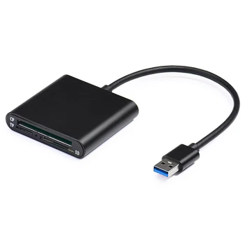3-v-1, USB 3.0, CF, SD, Micro SD/TF Čítačka Pamäťových Kariet Vysokej Rýchlosti Pre PC, Notebook