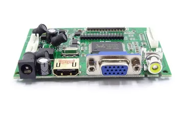 HDMI+VGA 2AV riadiacej Dosky Držiak pre N156B6 N156B6-L0B N156B6-L0A 1 366 X 768 displej LCD, LED displej Ovládač Rada