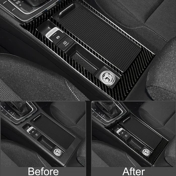 Auto Radenie Panel AC Spínač Svetlometov Rám Orezania pre Volkswagen VW Golf 7 GLAXAY R GTE GTD MK7 roky 2013-2017 karbónové Doplnky