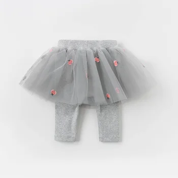 DBZ13320 dave bella jar baby dievčatá módne cartoon oka nohavice deti plnej dĺžke deti nohavice infant batoľa nohavice