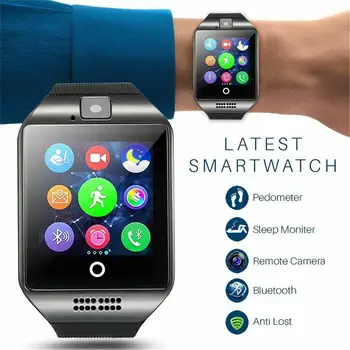 Bluetooth Smartwatch GSM Telefón, Hodinky Šport Fitness Tracker Spánku Monitor pre Huawei P30 P40 Lite Samsung S10 S9 S8 Motorola E G