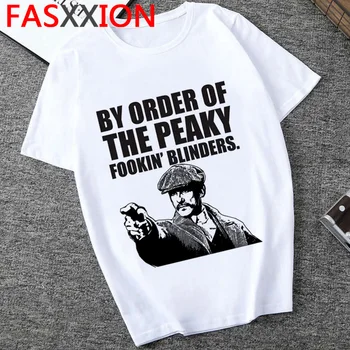 Peaky Klapky T Shirt Mužov Legrační Karikatúra 2020 Letné Top T-shirt Hip Hop Grafické Tees v Pohode Tlačiť Unisex 90. rokov Fashion Top Tee Muž