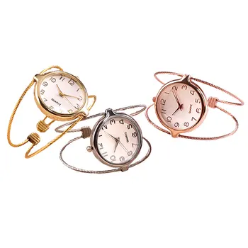 2018 Nové!!! Dámske Hodinky Luxusné Strieborné Dámske Náramok, Hodinky Štýlové náramkové hodinky Quartz Reloj Mujer Relogio Feminino Hodiny