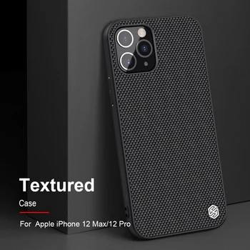 Pre Apple iPhone 12 Pro Max puzdro NILLKIN textúrou vzor matný zadný kryt telefónu Mobile shell pre iPhone 12 Pro