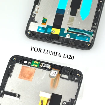 1pc LCD Obrazovky Pre Nokia Lumia 1020 1320 1520 Digitalizátorom. Pre OEM Kvalita Náhradné Zhromaždenie Pre Lumi 1020 1320 1520 Displej