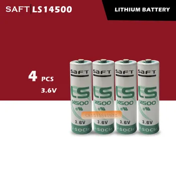 4PCS SAFT LS14500 ER14505 AA 3.6 V 2450mAh lítiová batéria pre prevádzkarne, zariadenia, náhradných generických lítiová batéria primárna batéria