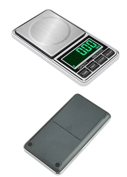 DANIU Mini Zelený Backling 0.01 g Vrecku Digitálne Váhy pre Zlato Bijoux Šterlingov Šperky Hmotnosti Balance Gram Elektronické Stupnice