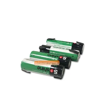 4pcs Soshine AA 2500mAh NiMH 1.2 V nabíjateľná batéria s karte Bodové zváranie batérie