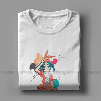 Pánske T-Shirt Monogatari Ononoki Blázon Bavlna Tričká Krátky Rukáv Japonské Anime, T Košele Posádky Krku Šaty Plus Veľkosť