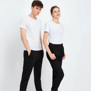 YOUTEE 2019 módne bavlnené tepláky zahusťovanie vlna osobné spoločnosti skupiny lacné Wei nohavice LOGO vlastné tepláky