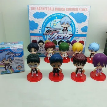 9pcs/set Japonskom Anime Akcie Obrázok Kuroko Basketbal Kuroko Kagami Tajga Kise Ryota Midorima 8 cm PVC Model Dekorácie Deti Hračka