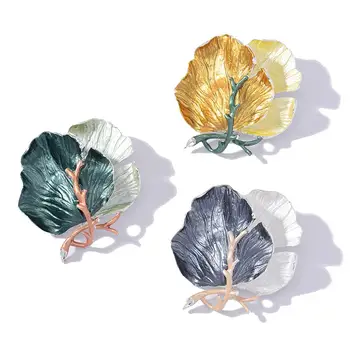 Nový Hot Veľká Leaf Kolíky Brošne Kovové Odznak Brošňa pre Ženy, Dámy Módne Šperky Taška Oblečenie Kolíky Príslušenstvo Darček k Narodeninám