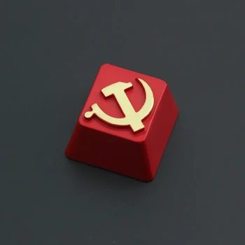 Keycap Komunistickej Strany alebo Pentagram Osobné Plastický Zinku, Hliníka, Kovové Keycaps Mechanické Klávesnice R4 Výška Tlačidlo