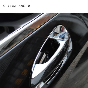 Auto Styling Vonkajšie Dvere Misy A Rukoväť, Ochranné Nálepky Zahŕňa Výbava pre Mercedes Benz GLA X156 CLA C117 B Triedy Príslušenstvo