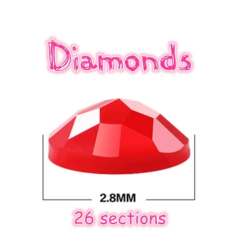 Diamond Maľba Úplné Štvorcové a Okrúhle Vŕtačky 447 Farby pre Chýba,5D DIY Guľôčky Príslušenstvo Diamond Zálohy Dodávky Domova