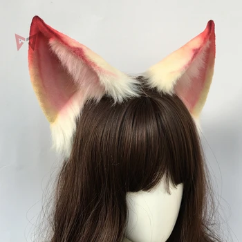 2020 Nové LOL Star Guardian Cosplay Prop DIY Fox Uši Hairhoop Hairbands pokrývku hlavy Na Halloween Vianočný Kostým Príslušenstvo