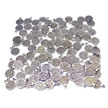 100ks Vintage Mince Kvet Rezbárstvo Korálky DIY Šperky Čo Zistenia Plavidlá