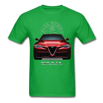 Mládež Homme Voľný čas na Pláži T-Shirts Muži, Ženy, Šport Fitness Bavlnené Oblečenie 3D Tlač Auto Muž Topy Tee Alfa Romeo Giulia Tričko