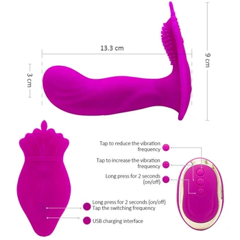 Silicon Bezdrôtové Diaľkové Ovládanie Vibrátor Vibračné Nohavičky dospelých, Sexuálne Hračky pre Ženu, Pár, G-Spot Vibrátor Stimulátor Dual Motorových 18
