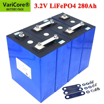 VariCore 3.2 V 280AH LiFePO4 batérie Lítium železa phospha 12V 24V 280000mAh pre E-scooter RV Solárny systém na uskladnenie Energie