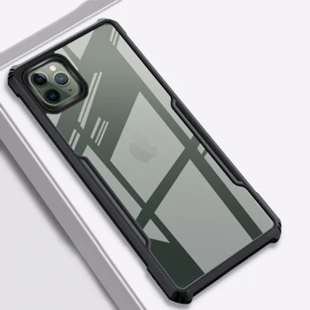 Shockproof puzdro Pre iPhone 11 Pro Max Telefón Prípadoch Transparentné Ochranné Mobile Shell Mäkké Zadné Kryty Na iPhone XS Max XR