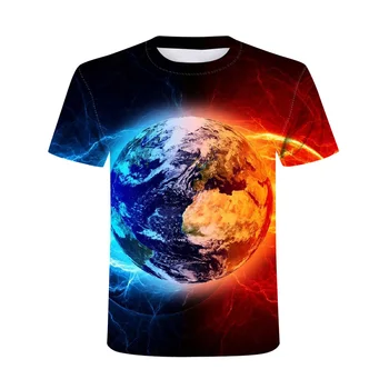 Nové Hviezdy Cudzincov v Lete Mužov Krátky Rukáv O-neck T-shirt Bežné Priedušná pánske Topy tee Módne 3D Tlač T-shirts 2020