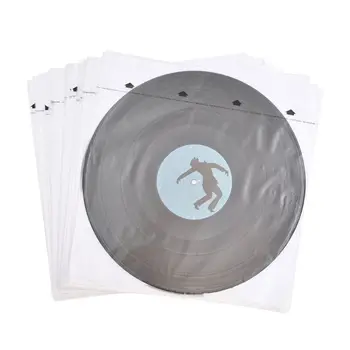 20PCS Anti-statické ryžový Papier Záznam Vnútorné Vrecko Rukávy Chrániče Pre 12 Palcov Vinyl Gramofónu Príslušenstvo