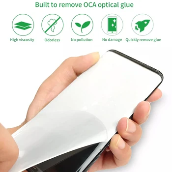 Doprava zadarmo 50pcs/veľa LCD Obrazovky Odstrániť OCA Prepracovať Lepidlo Pásky pre LOCA lepidlo samsung iphone a ostatné obrazovky glur odstrániť