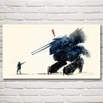 Modulárny Domáce Dekorácie Na Stenu Umelecké Plátno Maľby 1 Ks Metal Gear Solid Hra Obrázkov Hd Vytlačí Moderné Plagát Pre Spálne