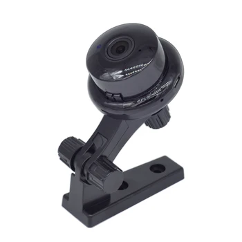AOUERTK 90/180 Stupeň Camera720P obojsmerné Audio SD Card, WiFi nočné videnie Video IP Kamera WiFi Mini CCTV