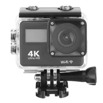 Športové DV Kamery 4K Dotykový Displej Dual Dcreen Diaľkové Ovládanie, Vonkajší Nepremokavé Wifi kamera Potápanie Akciu, Fotoaparát