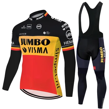 2021 Pro Team JUMBO VISMA cyklistika dres Mužov leto jar cyklistické oblečenie 20D bycicle Vyhovovali Vonkajšie Cyklistické nohavice