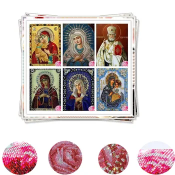 Predaj 5D Kolo diamond maľovanie diy diamond maľovanie výšivky cross stitch Domova dimond mozaiky náboženských pre ľudí darček