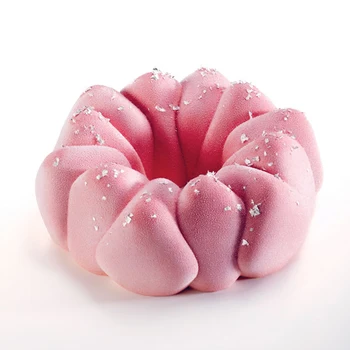 SILIKOLOVE Nové 7Inch Tortu Formy 3D Veniec Veniec Silikónové Formy pre DIY Pečenie Mousse Dezert Domáci Koláč Plesne Pečenie Nástroje