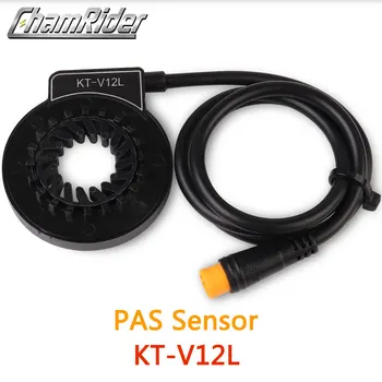 Nepremokavé konektor Plug PAS Pedál Pomáhať Senzor KT-V12L 6 Magnety Dual hall senzorov 12 Signály