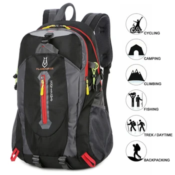 40 L unisex nepremokavé mužov batoh travel pack športová taška pack Vonkajšie Horolezectvo, Turistiku, Horolezectvo, Camping batoh pre mužov