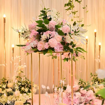 Dobre predávať Hot Umelé Pilot kvety Nový Štýl Farebné Svadobný Stôl kvety na Svadbu Fáze stylistom, Dekorácie
