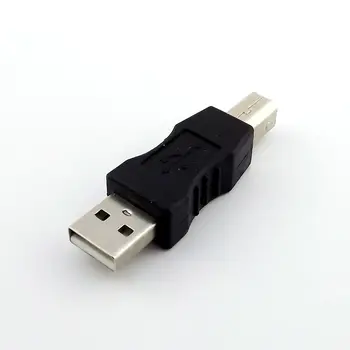 10pcs USB 2.0 Typu Samec B Samec Tlačiareň, Scanner Port Converter Adaptér Konektor