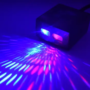 Auto Strechy Star Light Interiérové LED Hviezdna Laser Atmosféru Okolia Projektor USB Auto Dekorácie Noc Domova Galaxy Svetlá