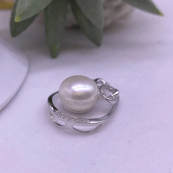 Sinya 925 sterling silver prívesok náhrdelník s 10.5-11 mm veľké prírodné perly vysoko kvalitné jemné šperky pre ženy, Matky dámy