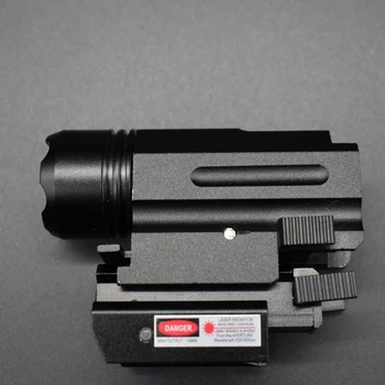 Taktické Pištoľ s Príslušenstvom Železničnej Glock 17 Červeným Laserovým Zameriavačom pre Lov Pištoľ Pištoľ