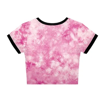 2021 Lete Ženy Fashion White Pink T-shirt Legrační Karikatúra Powerpuff Dievčatá Vytlačené T shirt Ladies Strana Domov Sexy Štíhla Nosenie Tees