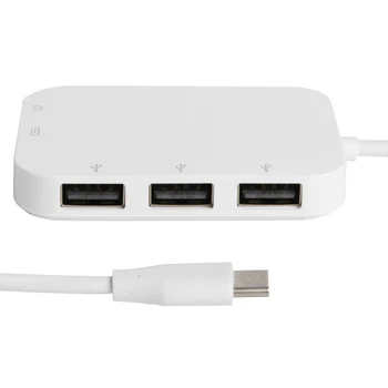 5 V 1 Adaptér USB C Audio Výstup Expander Prevodník Typ C Vysoká Rýchlosť Pre Prenosný Počítač USB Hub, Prenos Dát Univerzálny